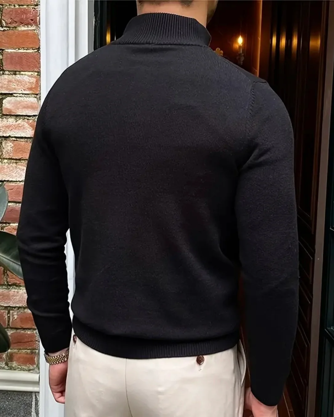 ROMA Quarter Zip Sweater - Image 3