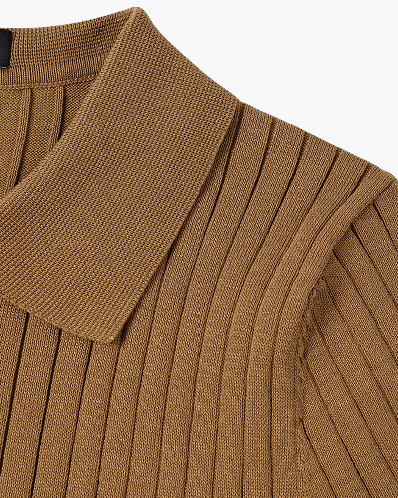 GIMCHEON Knitted Polo Shirt - Image 13